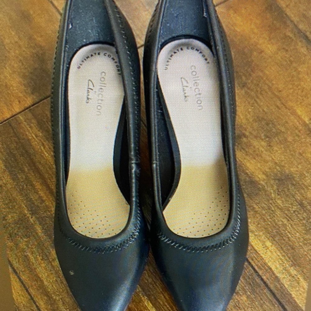 Clarks Elegant Black Heels for Women
